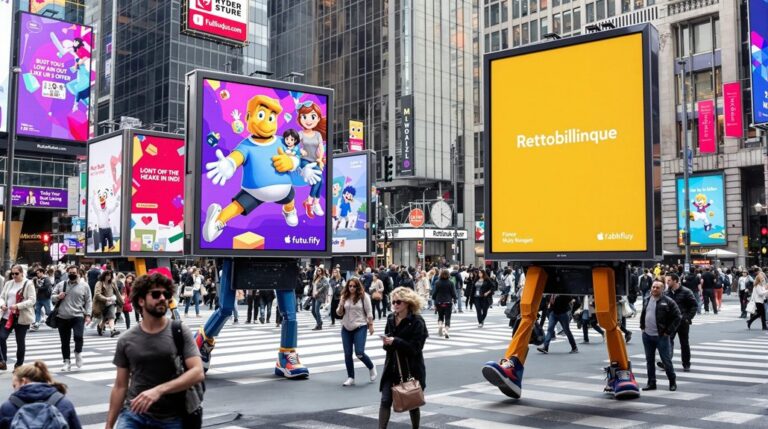 innovative advertising with humans