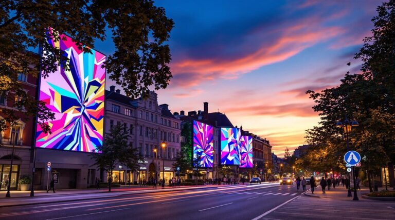 vibrant billboards revitalize zielona g ra