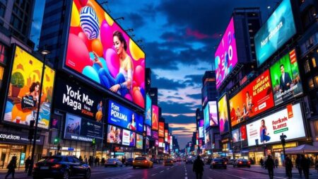 reklama na billboardach dominuje w reklamie zewnętrznej