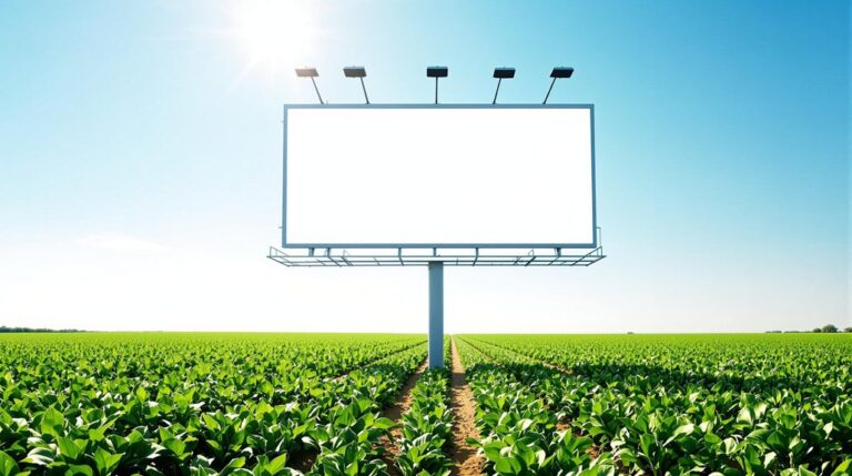 bilbord na terenie rolnym legalność