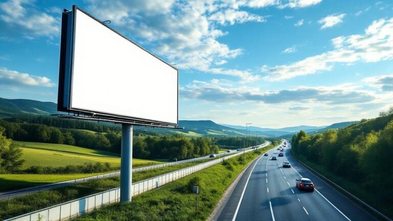 bilbord przy głównej autostradzie