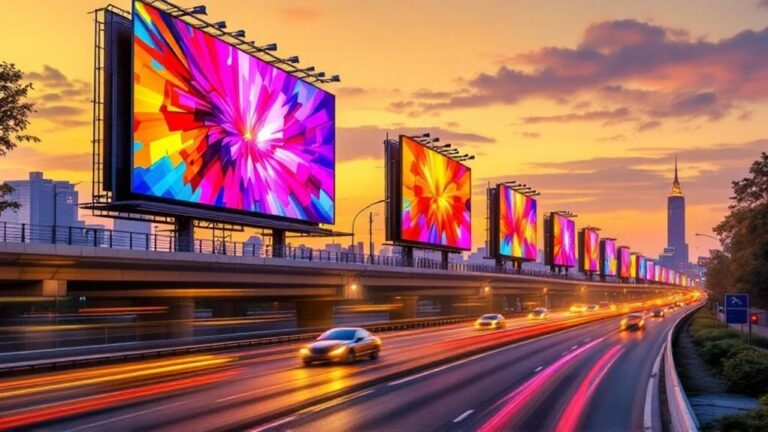 odważne reklamy na billboardach przydrożnych
