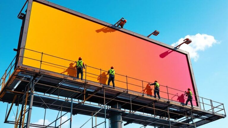 profesjonalne usługi montażu billboardów
