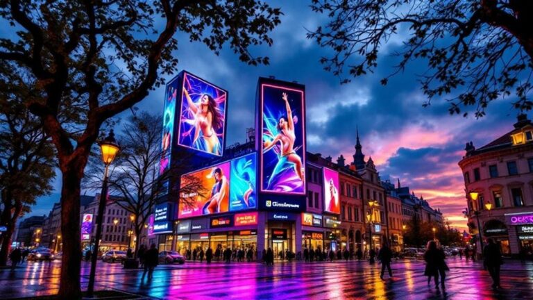 vibrant bielsko bia a billboard scene